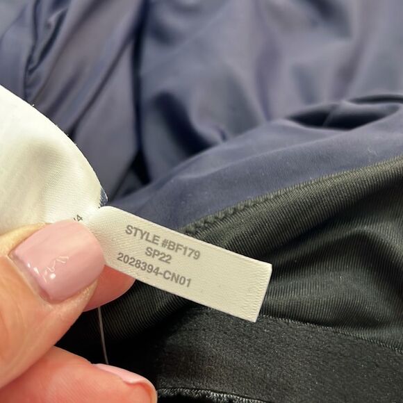 J.Crew Navy Blue Ruched One Piece Swimsuit NWT - Picture 14 of 15